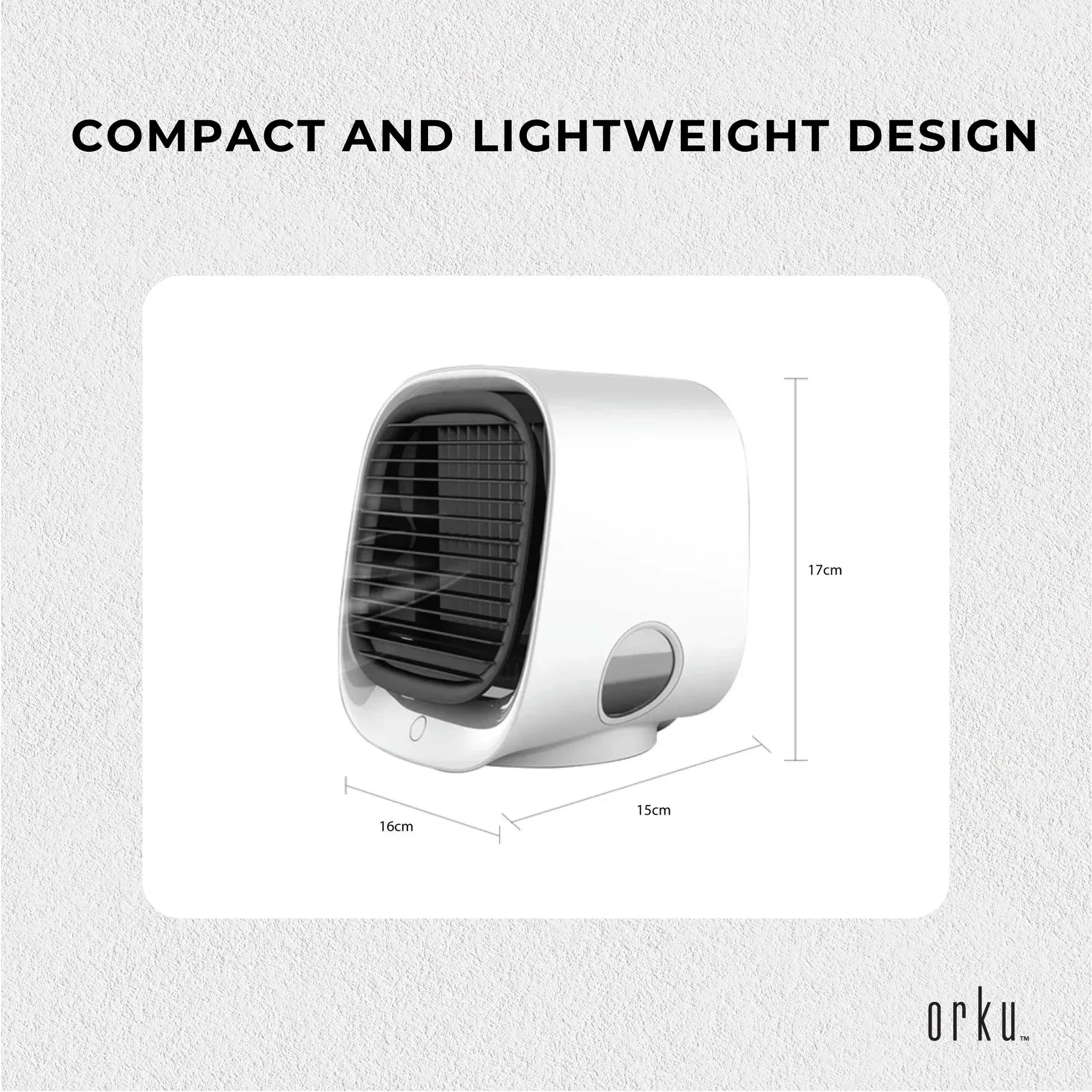USB Mini Air Purifier - Portable Desktop Air Conditioner Cooling Fan With Water Bedworld