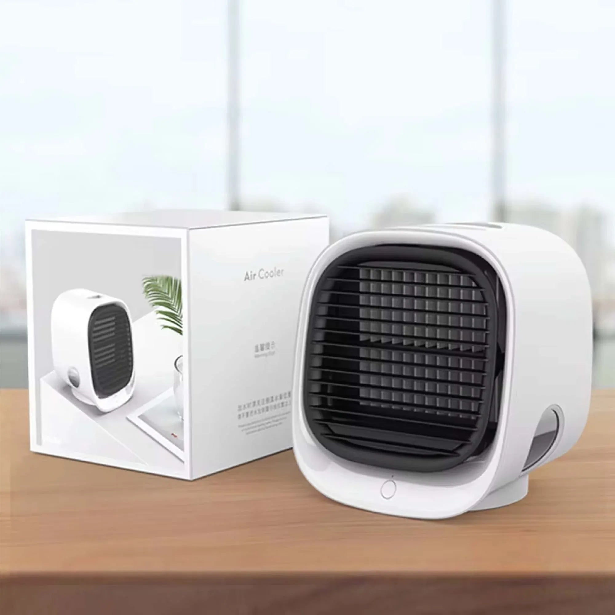 USB Mini Air Purifier - Portable Desktop Air Conditioner Cooling Fan With Water Bedworld
