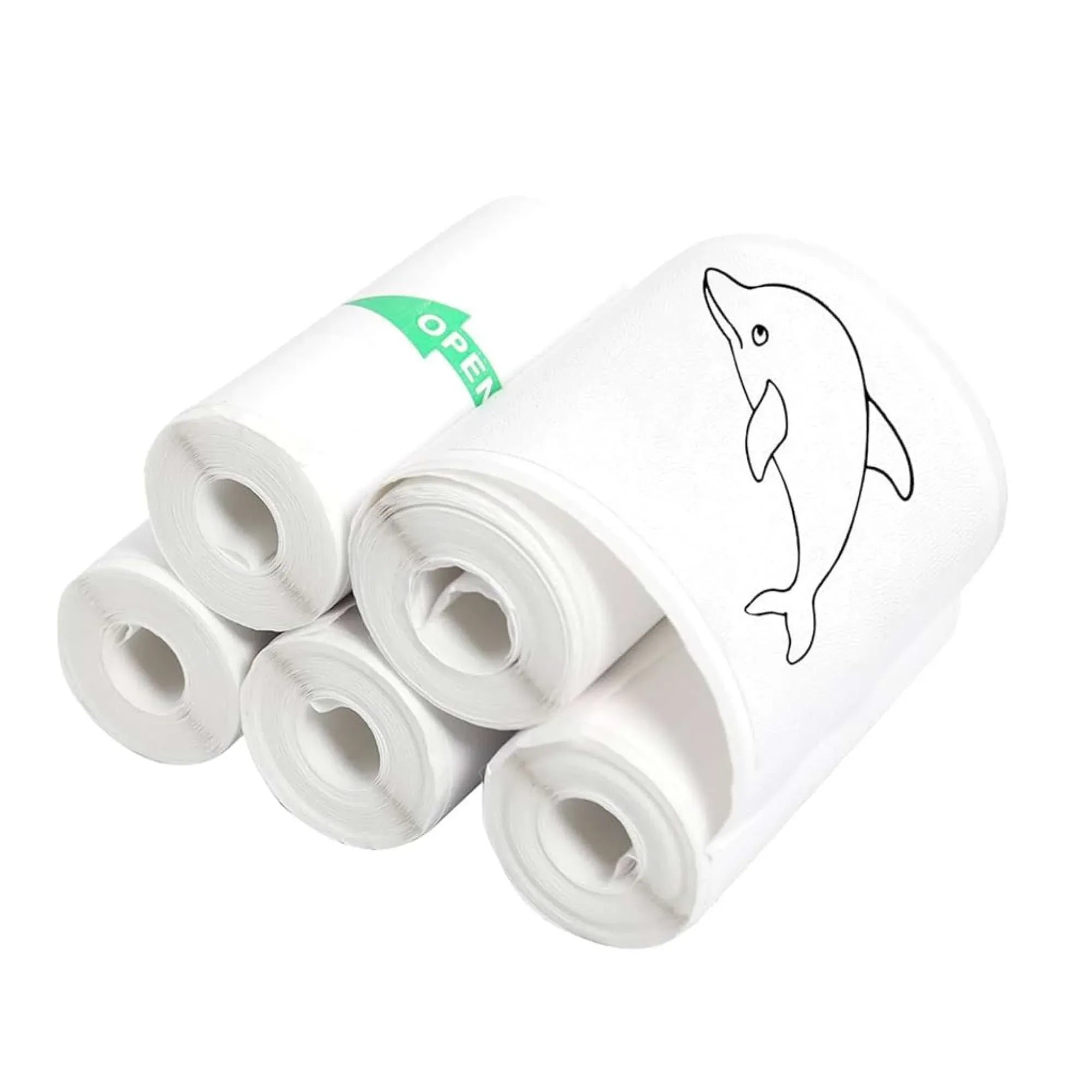 Social Hike 5 Pack Thermal Paper Camera Rolls Sticker - Instant Print Refill Bedworld
