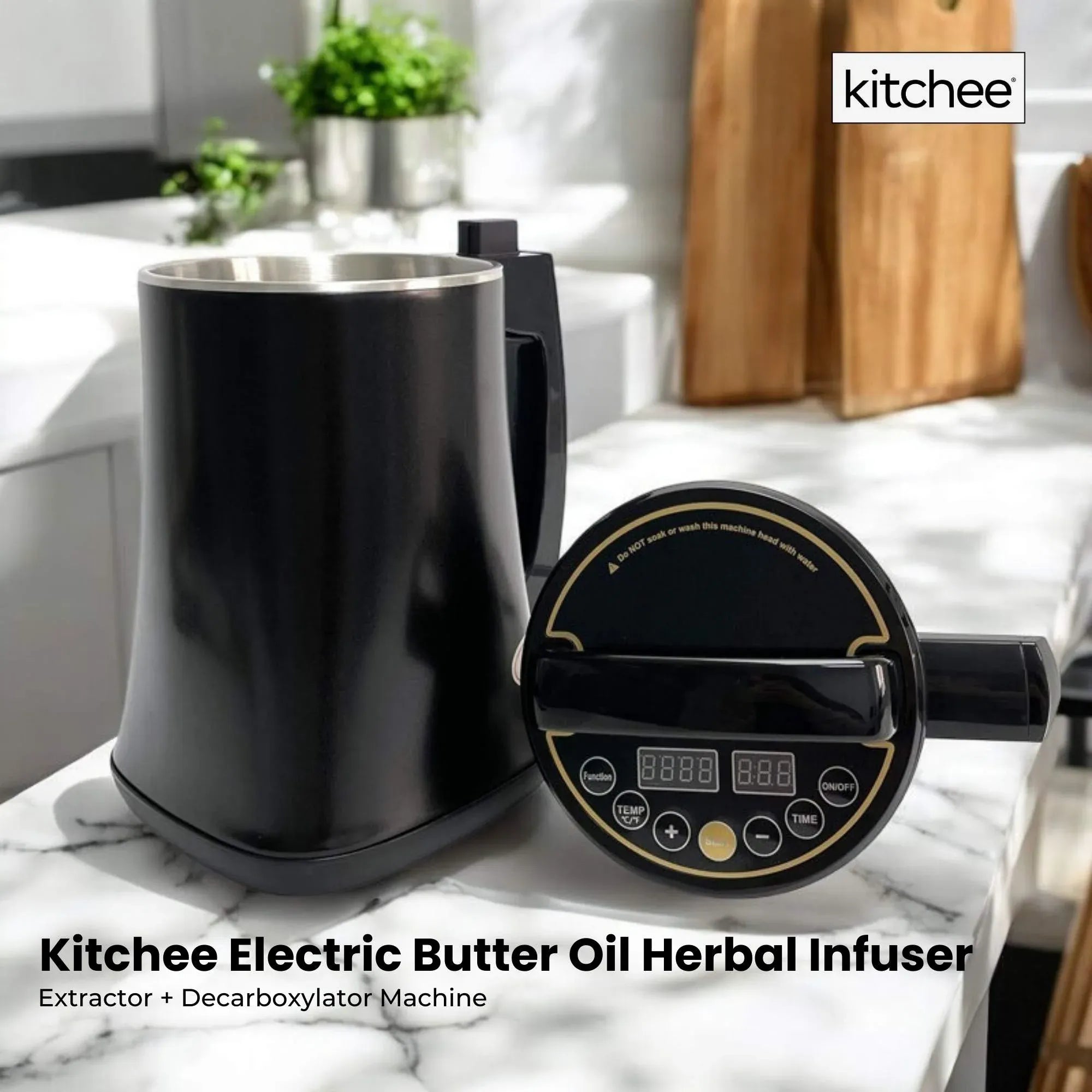 Kitchee Electric Butter Oil Herbal Infuser & Extractor + Decarboxylator Machine Bedworld