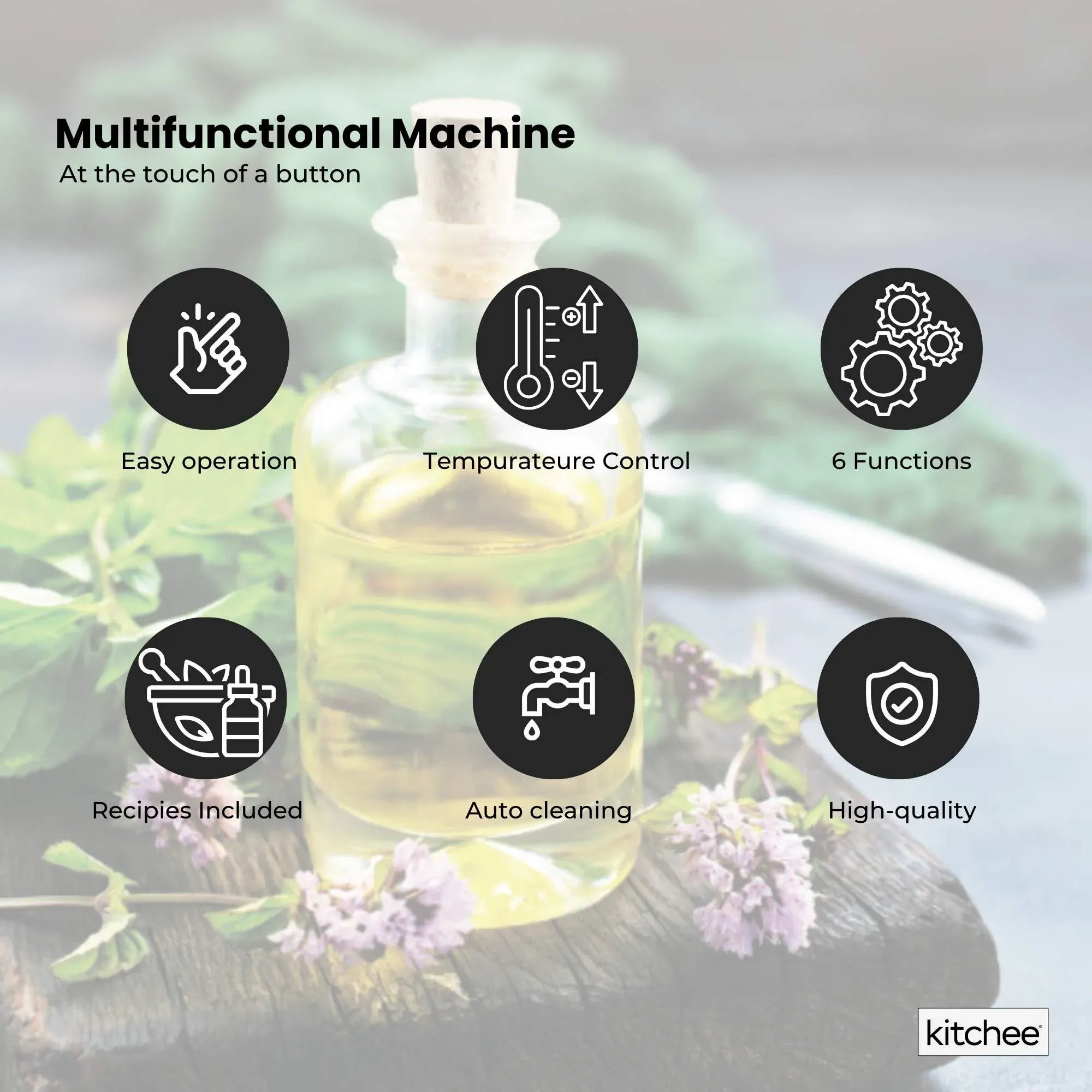 Kitchee Electric Butter Oil Herbal Infuser & Extractor + Decarboxylator Machine Bedworld