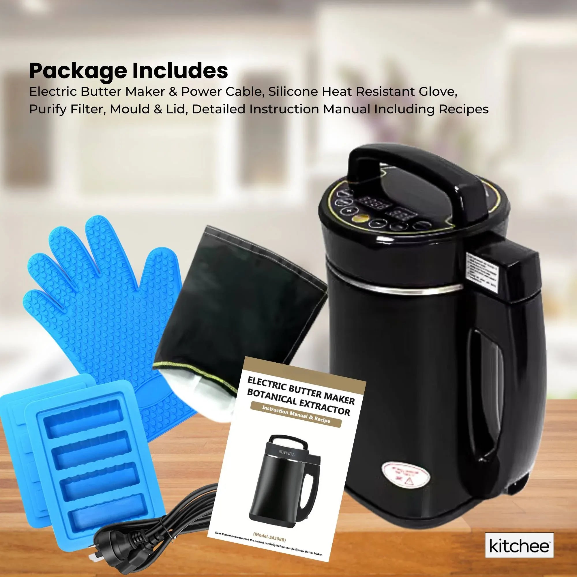 Kitchee Electric Butter Oil Herbal Infuser & Extractor + Decarboxylator Machine Bedworld