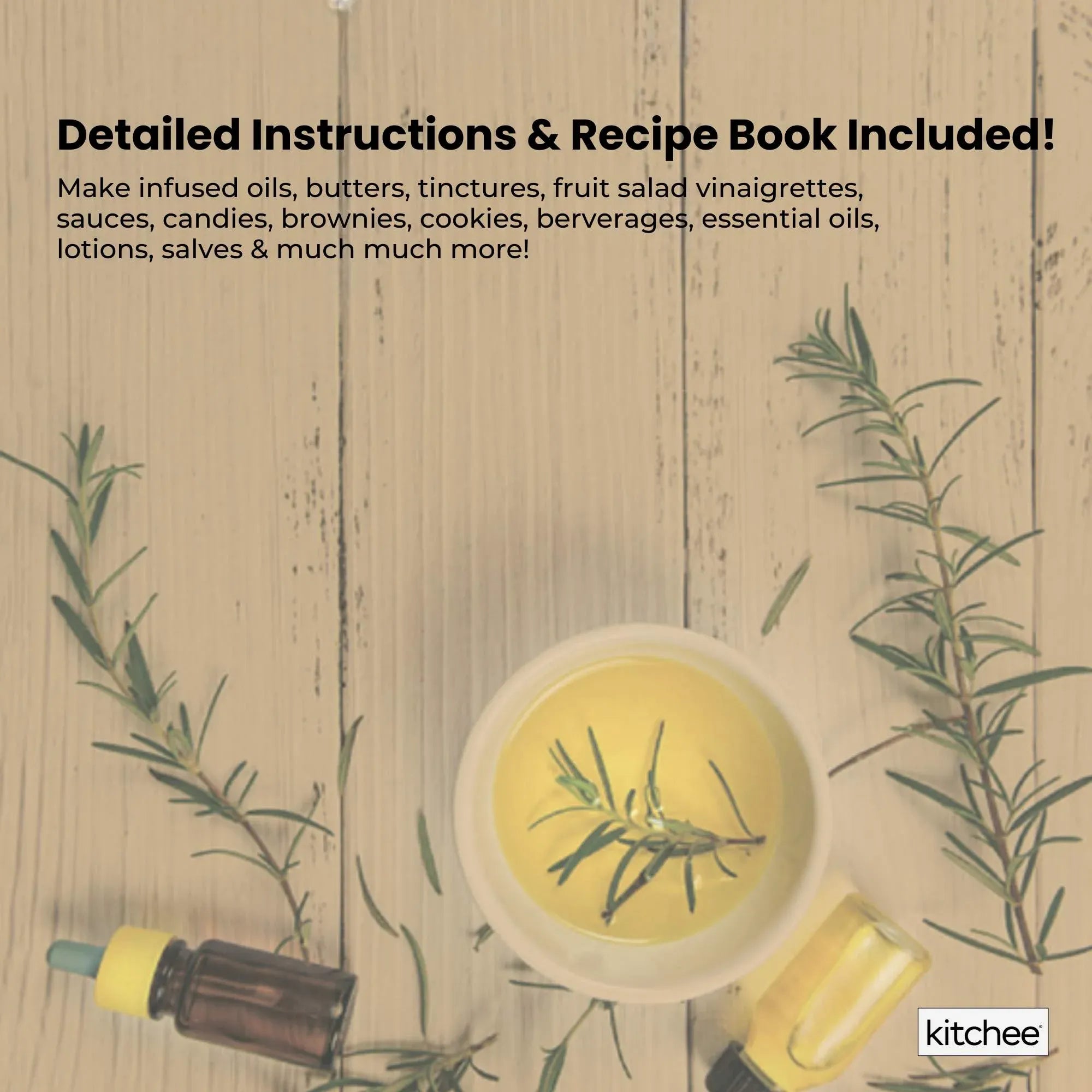 Kitchee Electric Butter Oil Herbal Infuser & Extractor + Decarboxylator Machine Bedworld