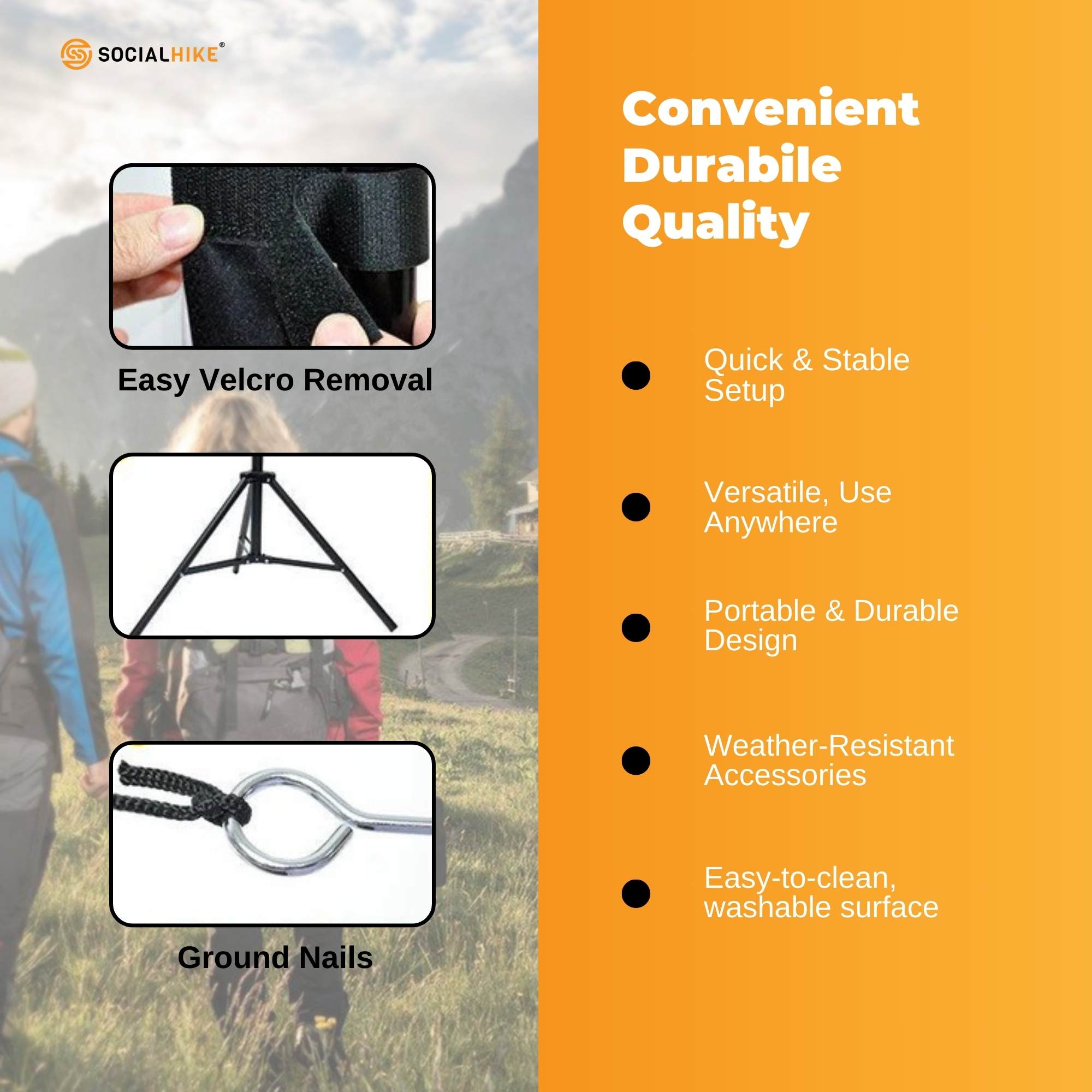 120??Portable Movie Projector Screen - Outdoor Indoor 16:9 4K Tripod Stand Case