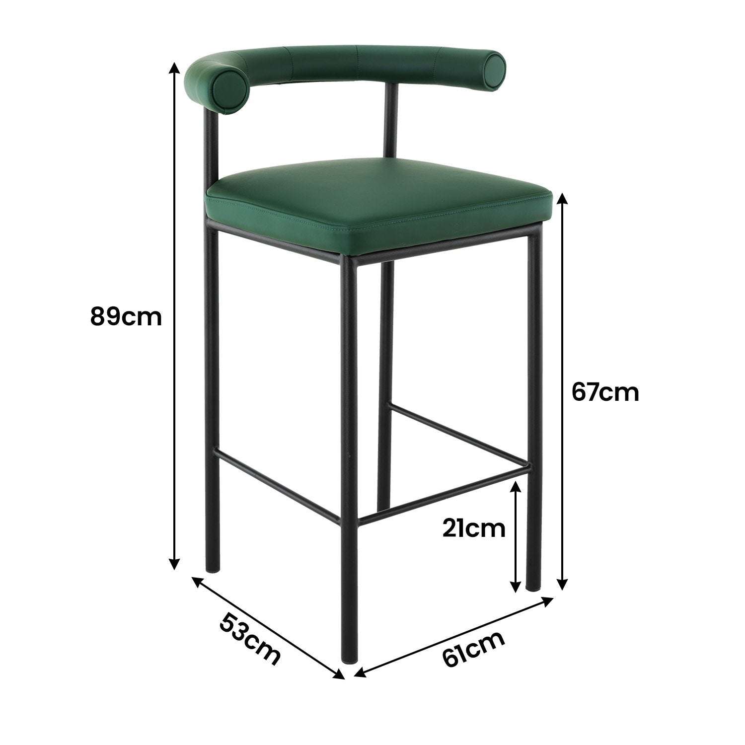 Sarantino Cedric Bar Stool