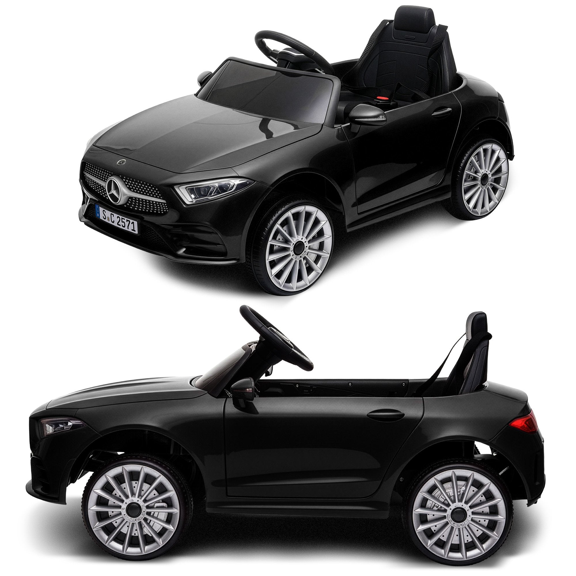Kahuna Mercedes Benz CLS 350 Kids Electric Ride On Car with Remote Control - Black