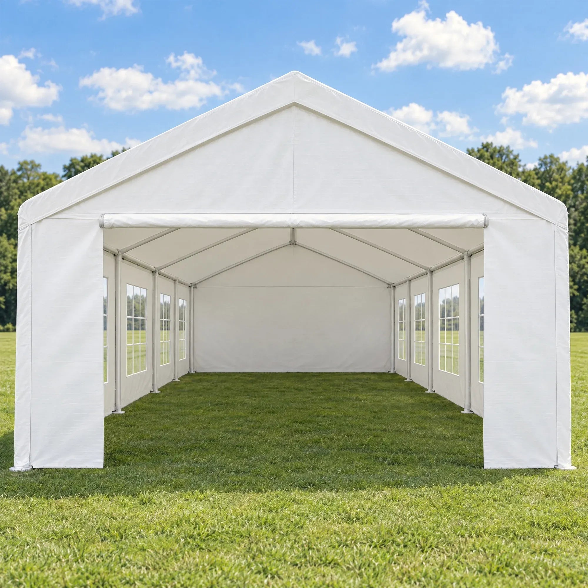 Wallaroo 4x8 Outdoor event marquee - White Bedworld
