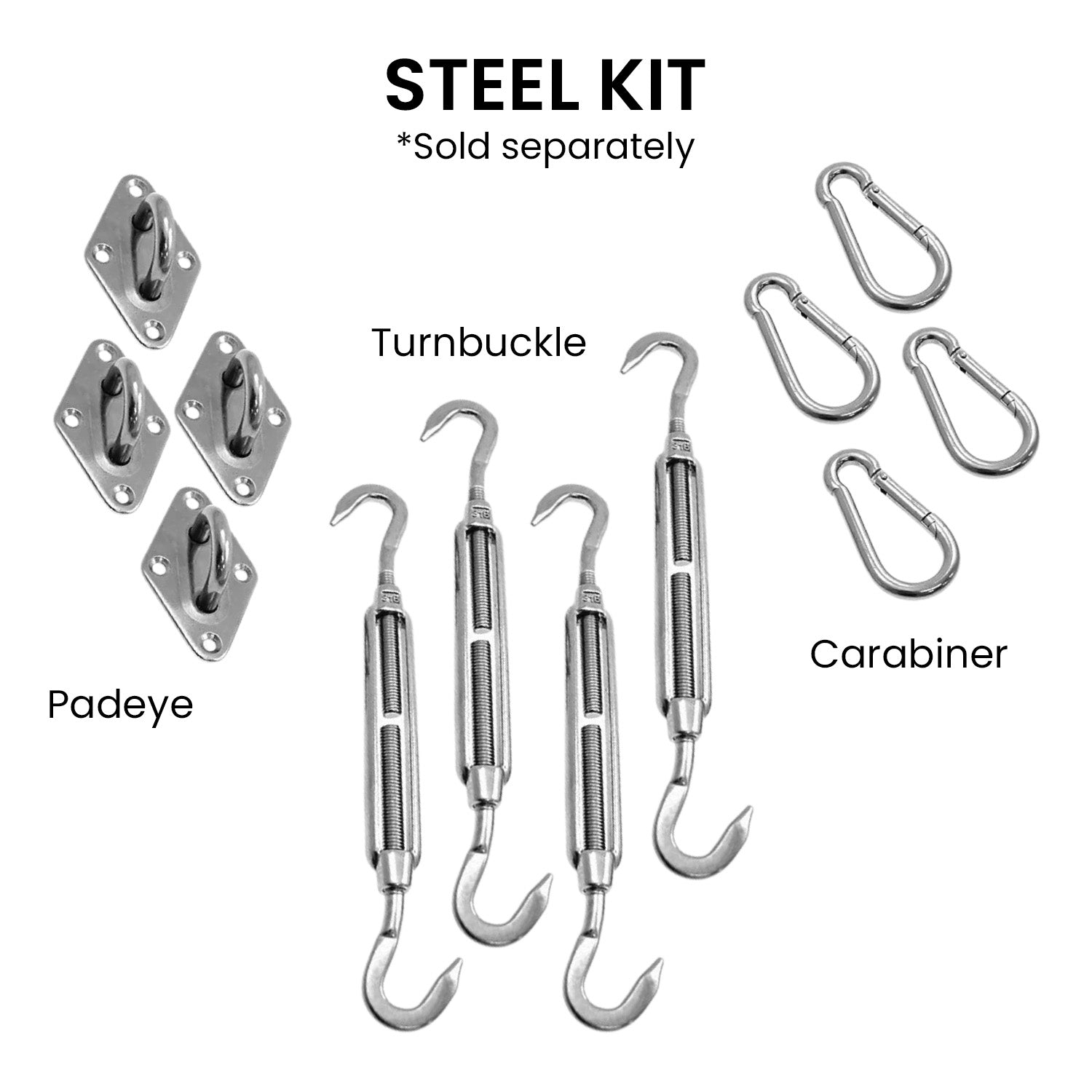 Wallaroo Outdoor Sun Shade Sail Canopy Grey Rectangle 3