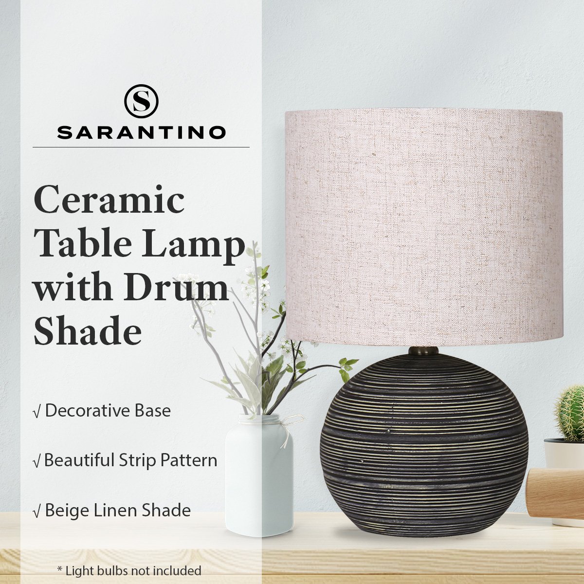 Sarantino Ceramic Table Lamp