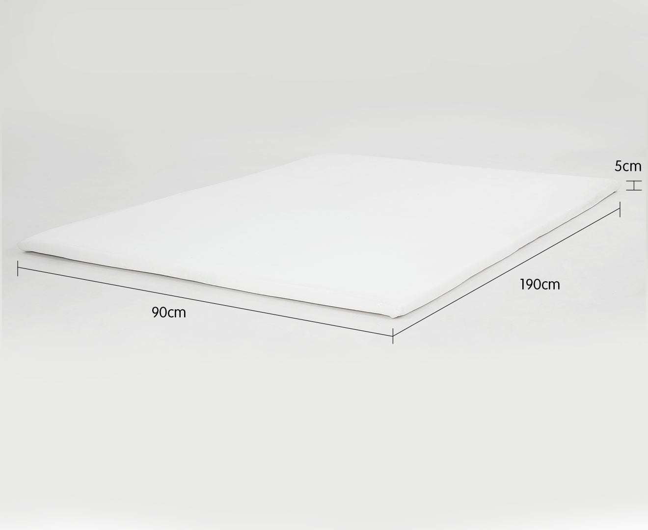 Laura Hill High Density Mattress Foam Topper 5cm - Single