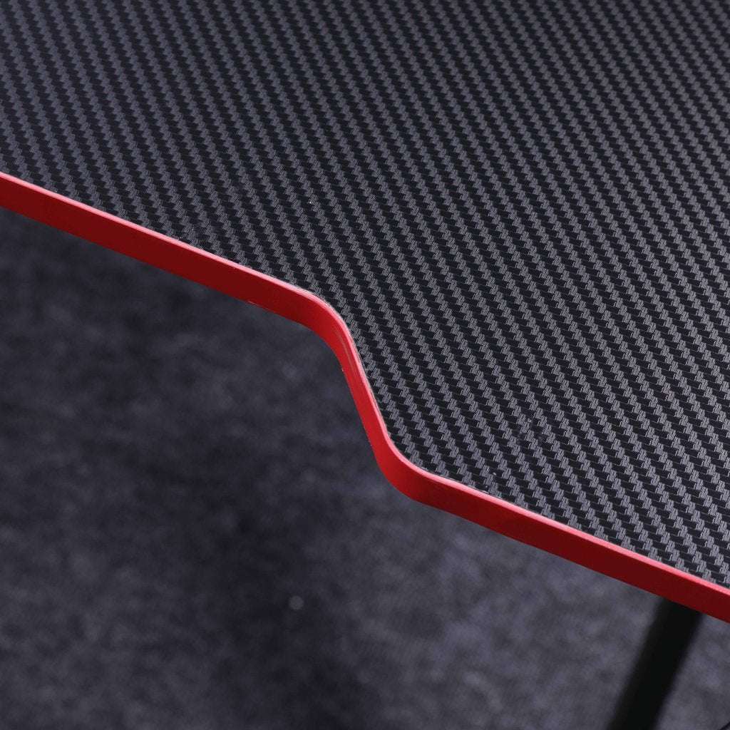 Gaming Desk Desktop PC Computer Desks Desktop Racing Table Office Laptop Home K-Shaped Legs Black 120cm