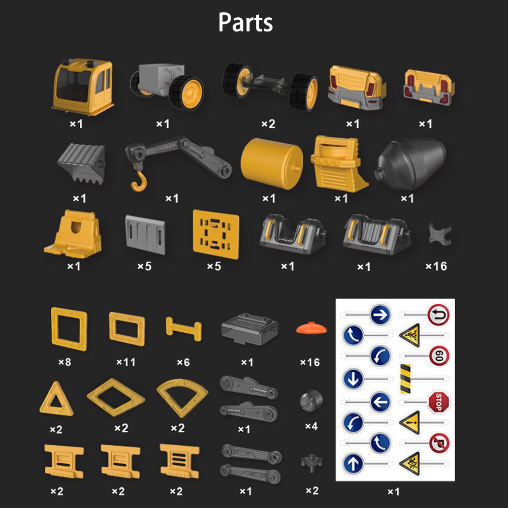 DanBaoLe Magnetic Truck DIY Assembly Eneineering Vehicle