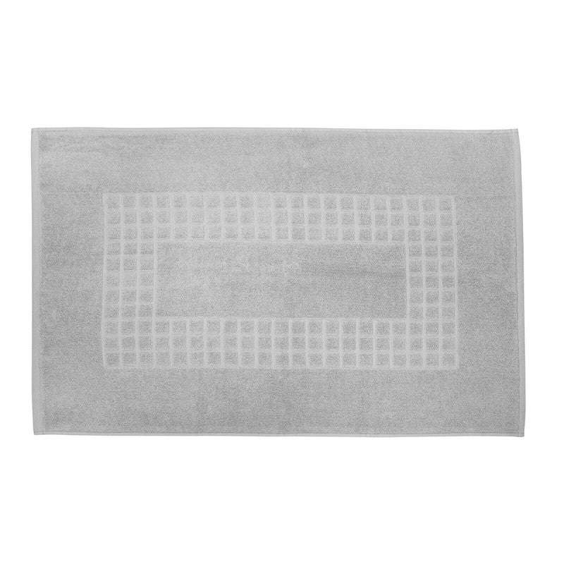 Slip Bath Mat Check Design (Grey)