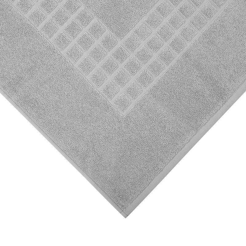 Slip Bath Mat Check Design (Grey)
