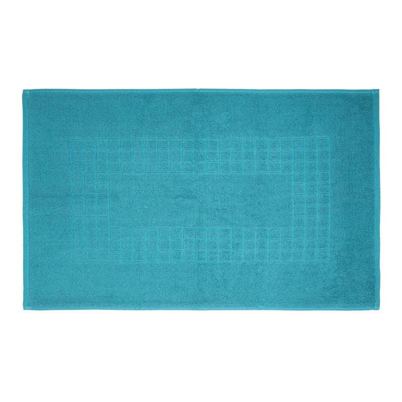 Slip Bath Mat Check Design (Petrol)
