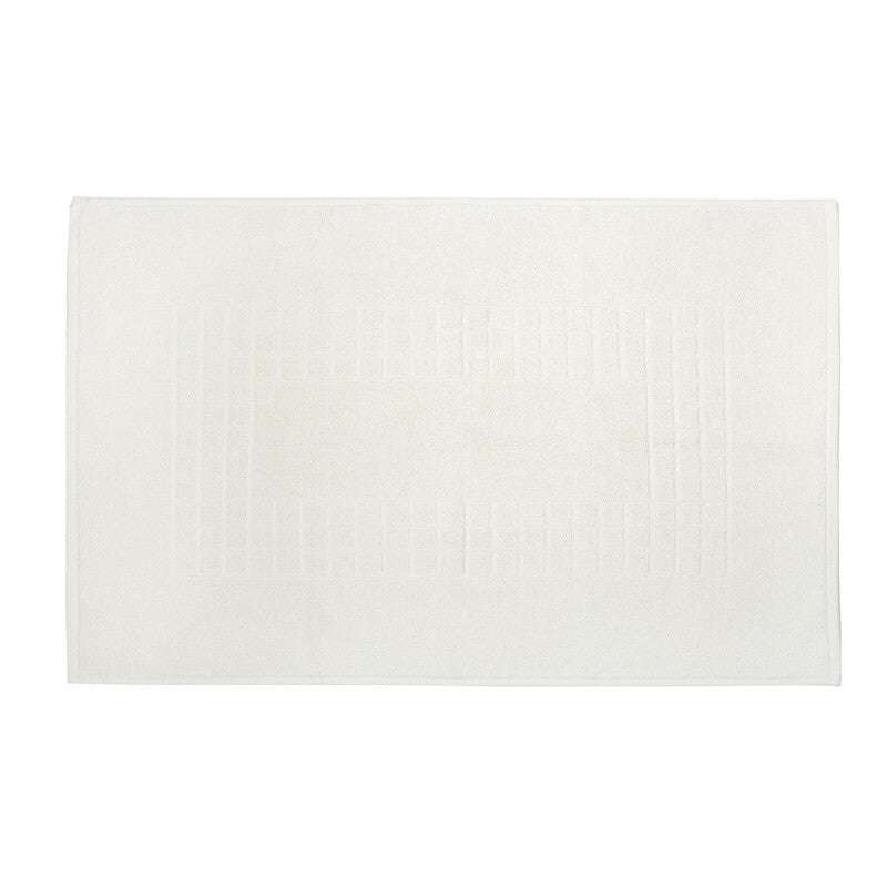 Slip Bath Mat Check Design (Cream)
