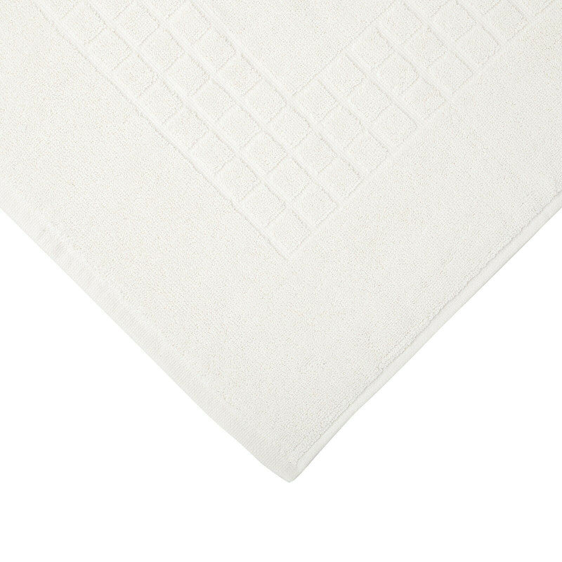 Slip Bath Mat Check Design (Cream)