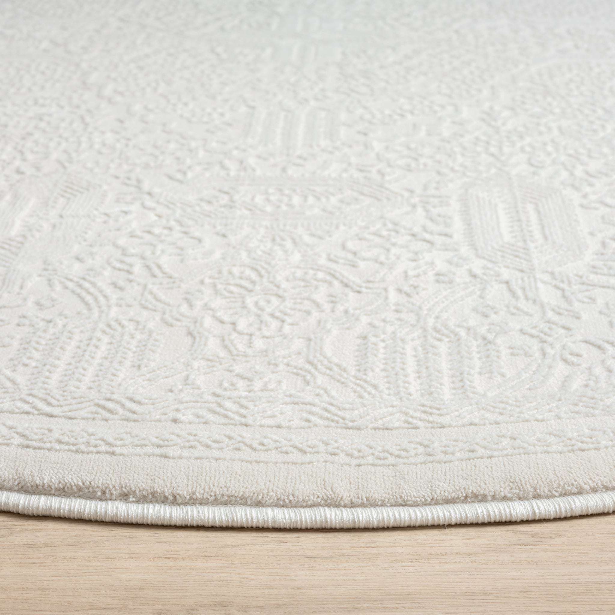 Grande Jacquard Rug - Ivory - 300x400