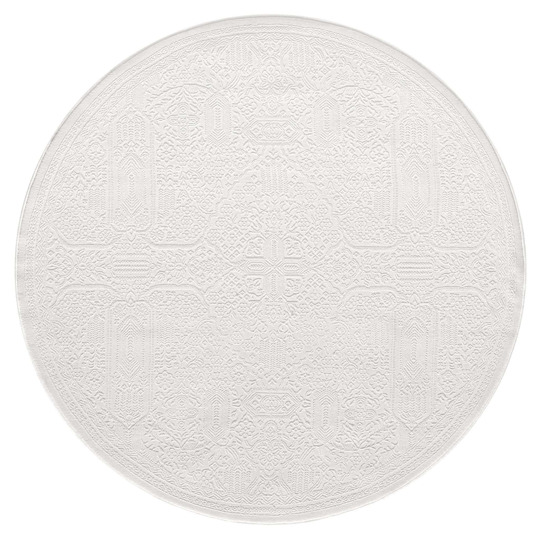 Grande Jacquard Rug - Ivory - 80x150