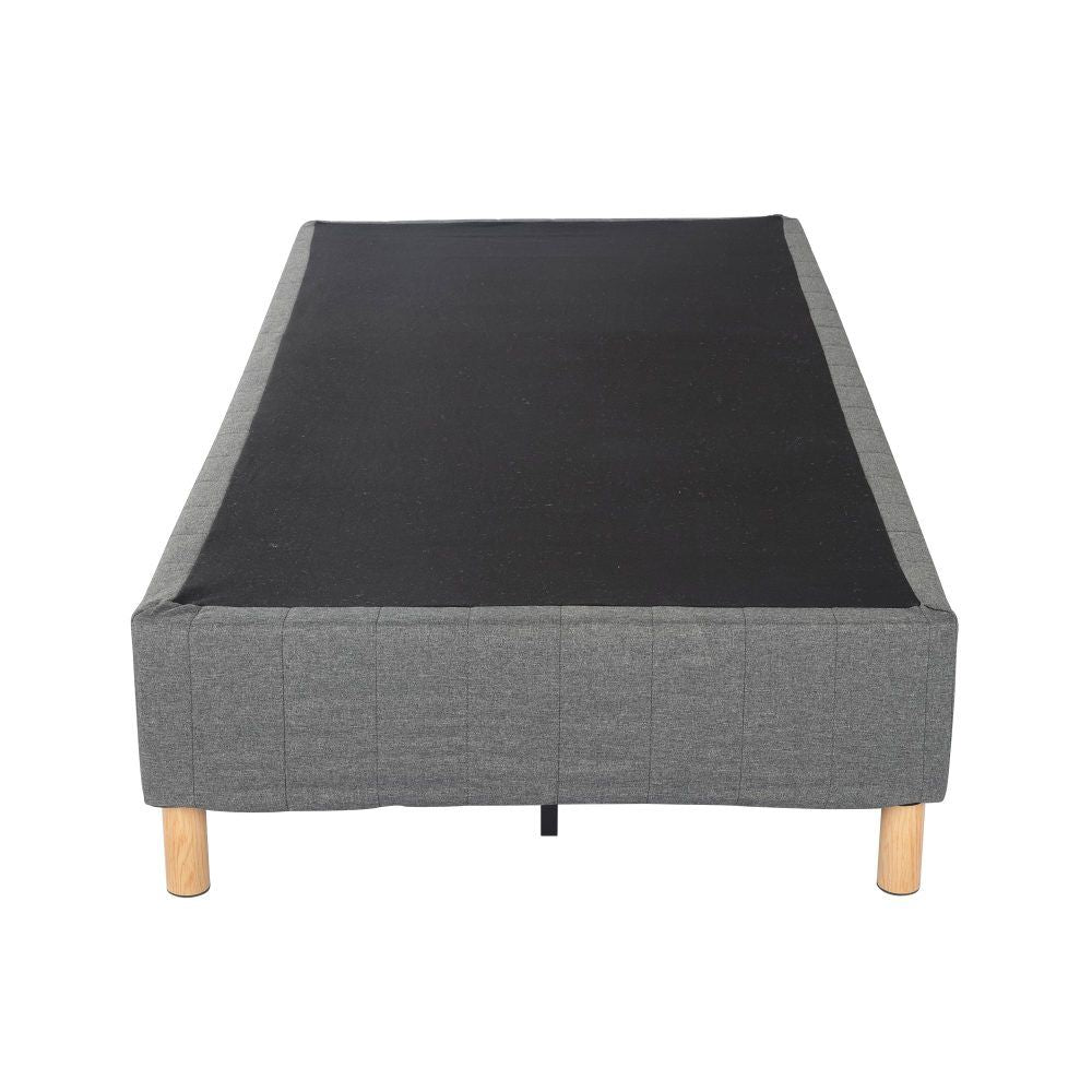 Metal Bedframe Mattress Foundation (Dark Grey)  King