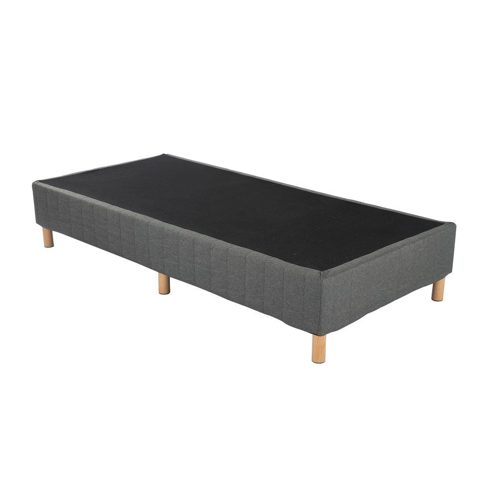 Metal Bedframe Mattress Foundation (Dark Grey)  King