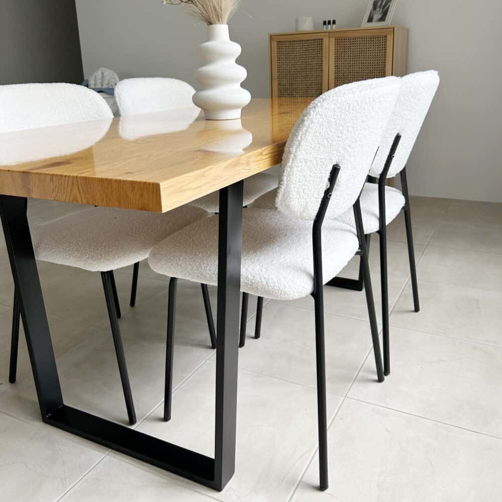 Venice Rectangular Dining Table 170cm Natural Bedworld