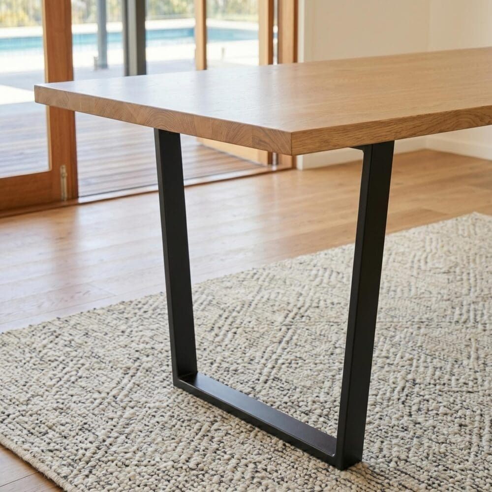 Venice Rectangular Dining Table 170cm Natural Bedworld