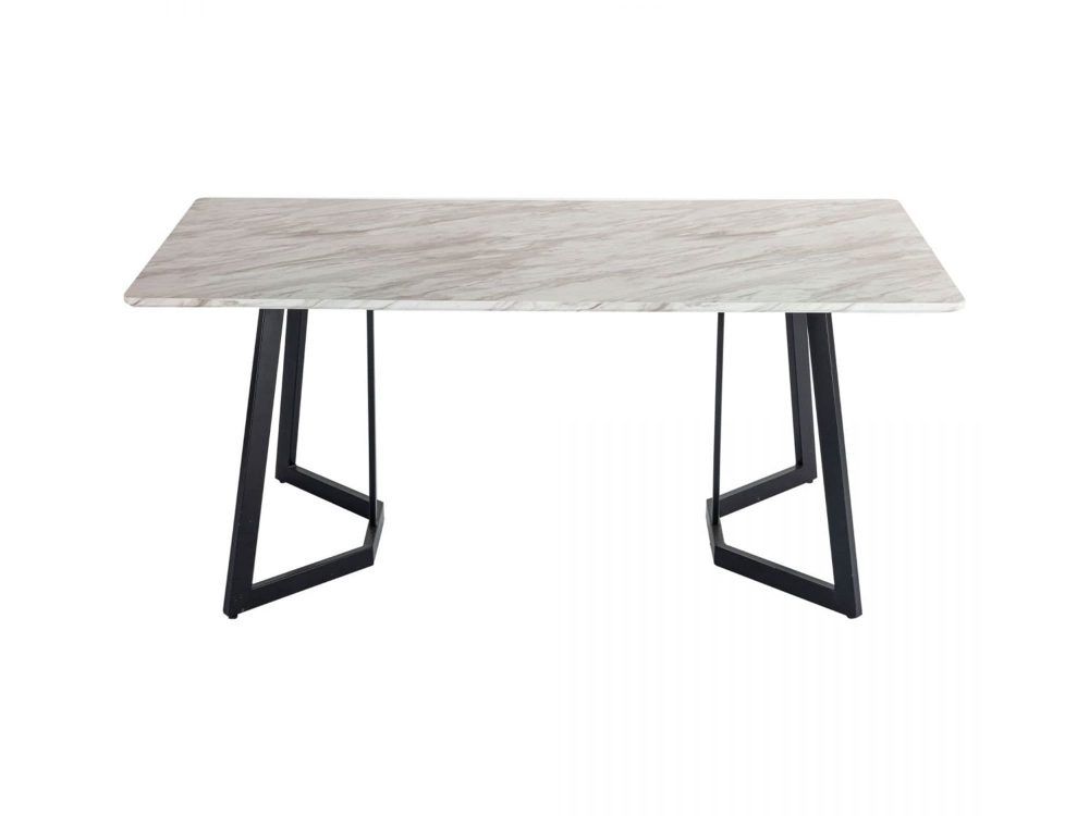 Rectangular Marble-Effect Table Bedworld