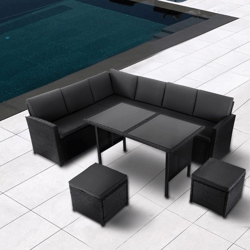 Ella 8-Seater Modular Outdoor Garden Lounge