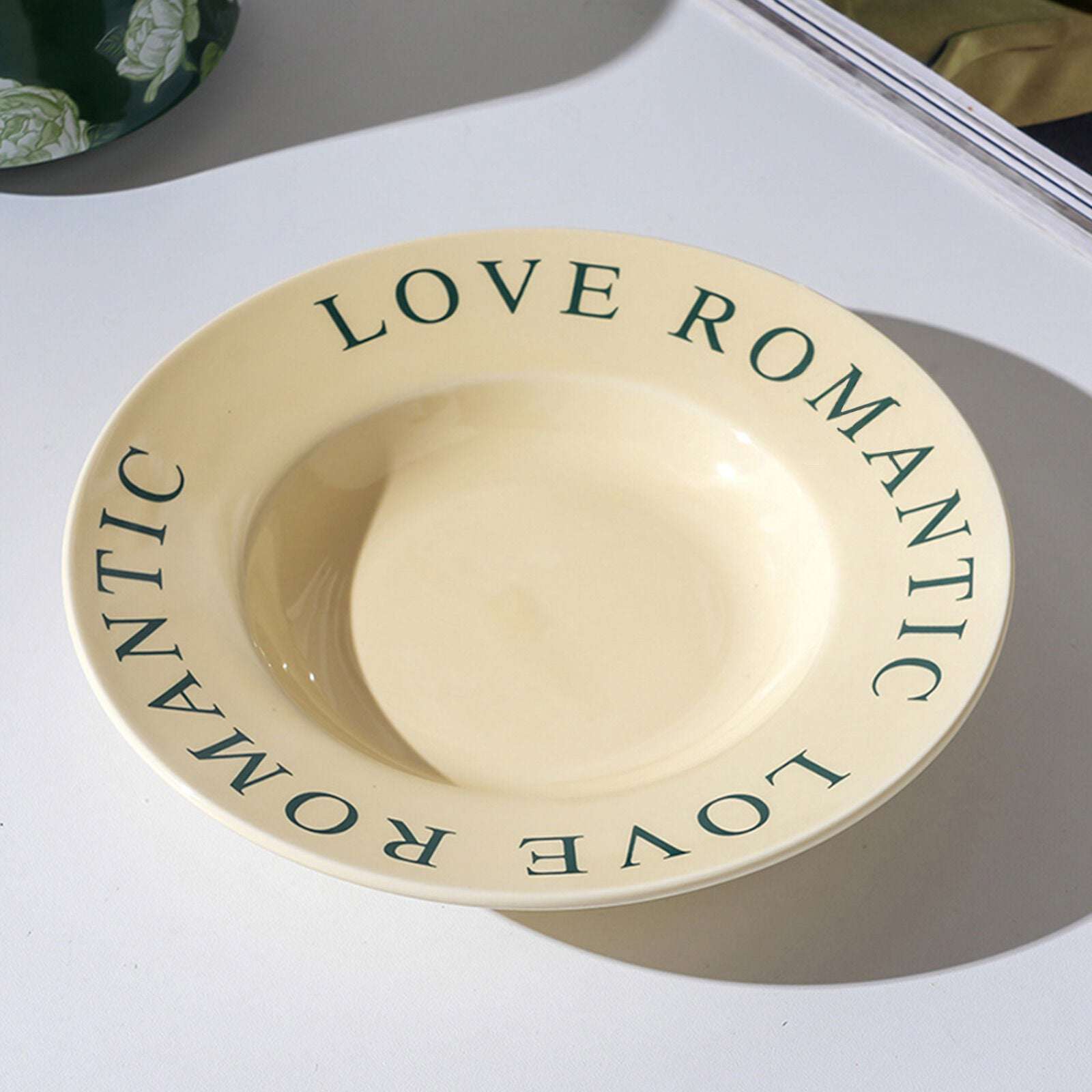 2X High-Fired Ceramic Porcelain Cup & Saucer Set 300ml Vintage Floral Tea Spoon GREEN