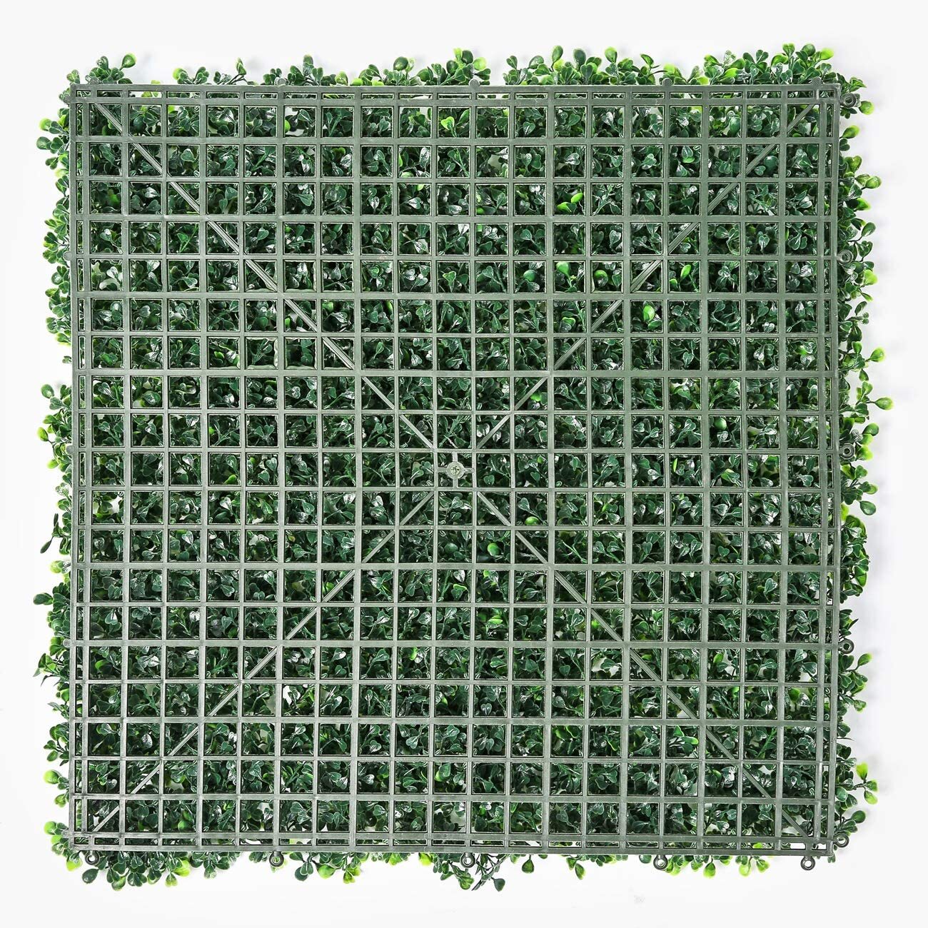 Artificial Plant Wall Grass Panels Vertical Garden Tile Fence 50X50CM Green