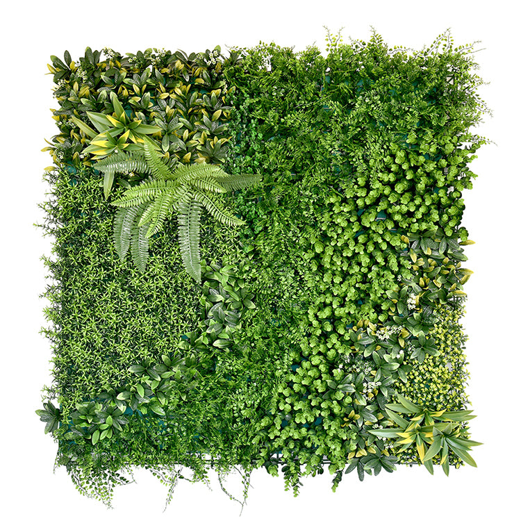 écor Grass Panels Vertical Garden Foliage Tile Fence 1X1M Green