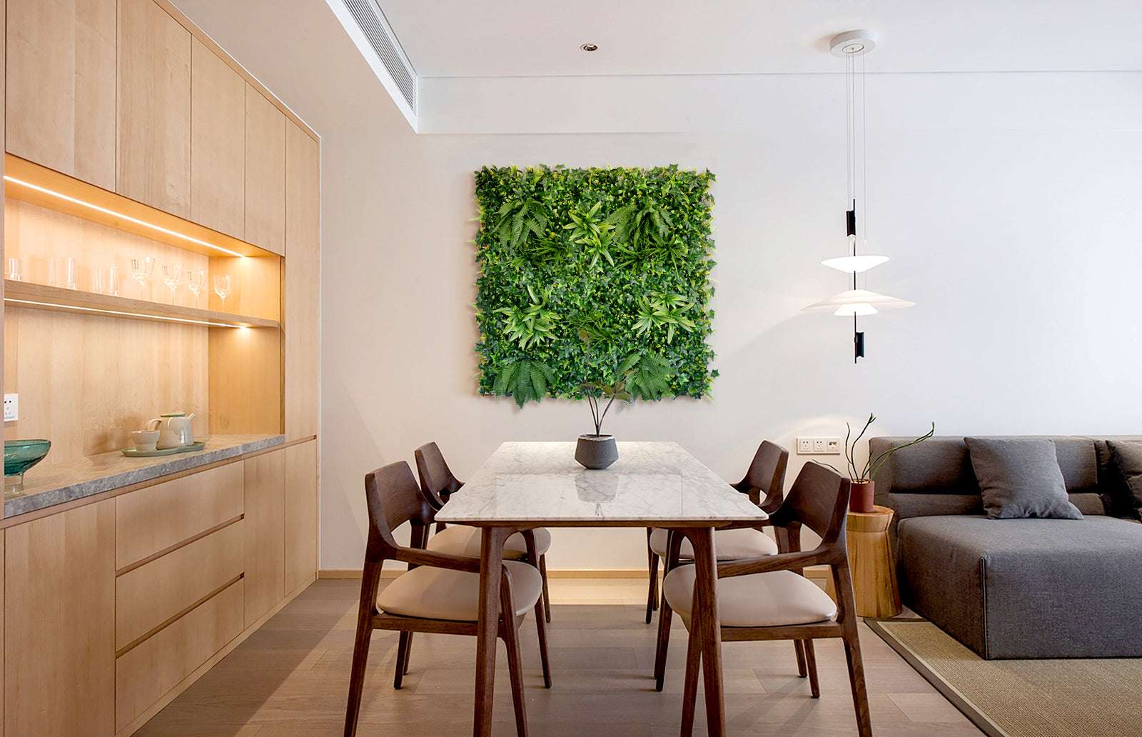 écor Grass Panels Vertical Garden Foliage Tile Fence 1X1M