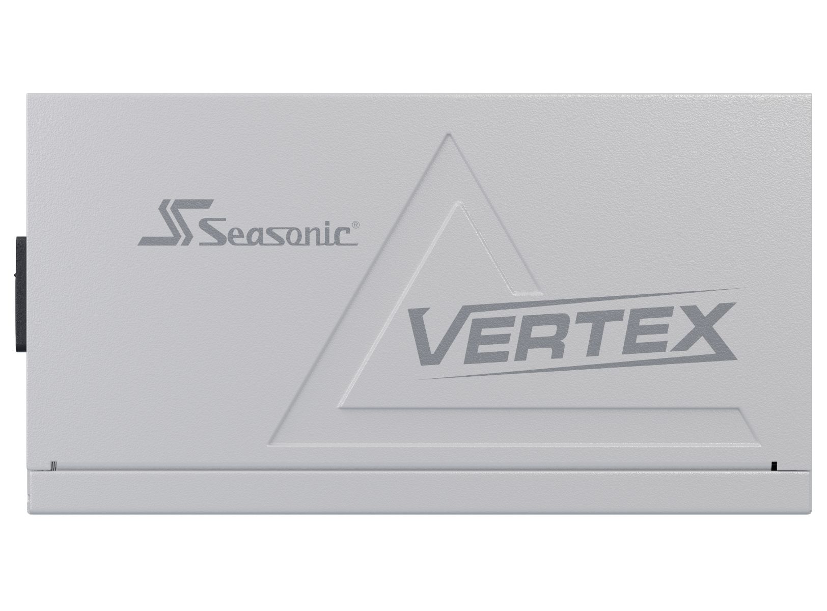 White power supply cover with Seasonic logo and VERTEX branding