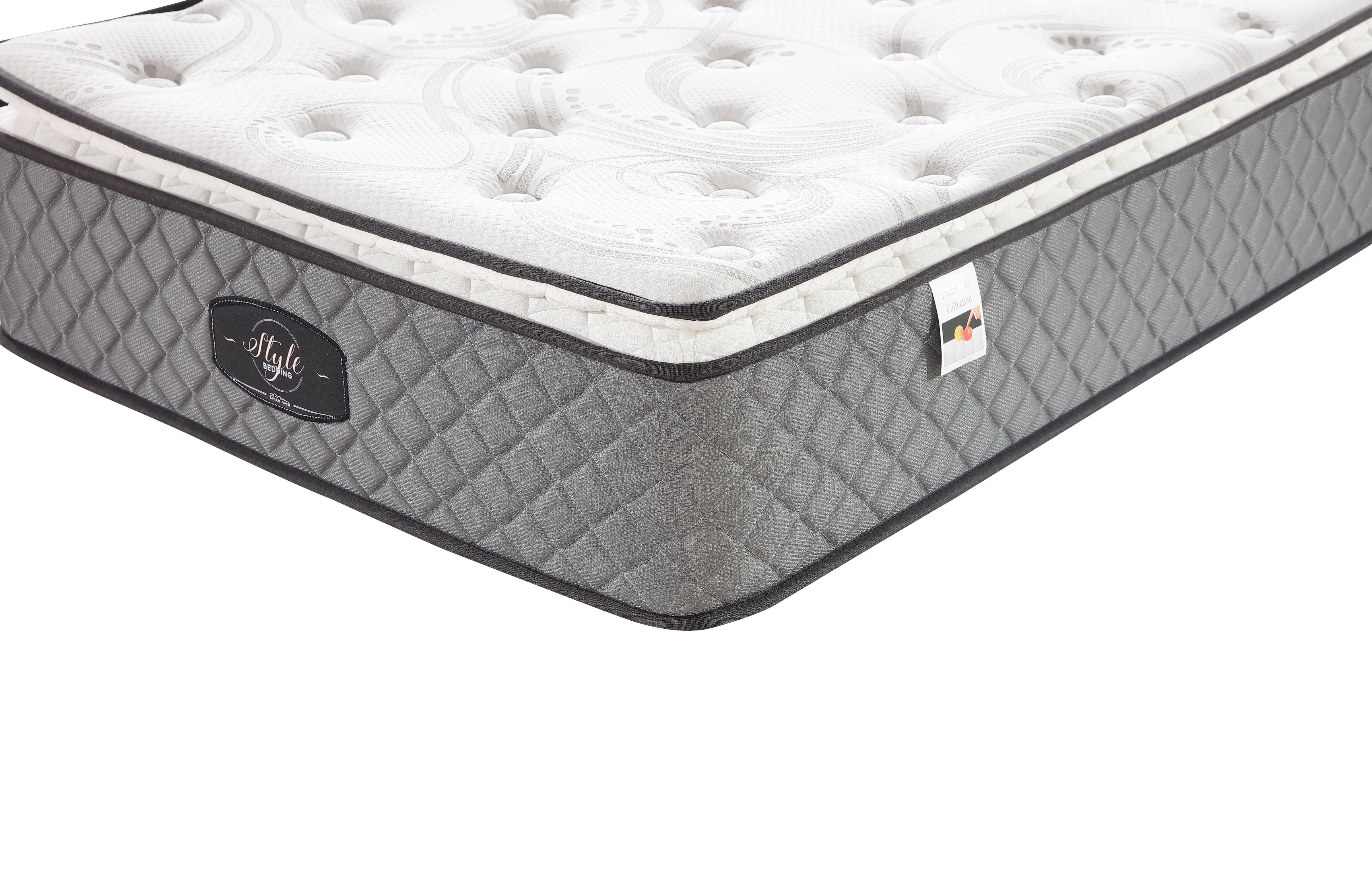 Comfort Euro Top 30cm Pocket Spring Mattress - King Single