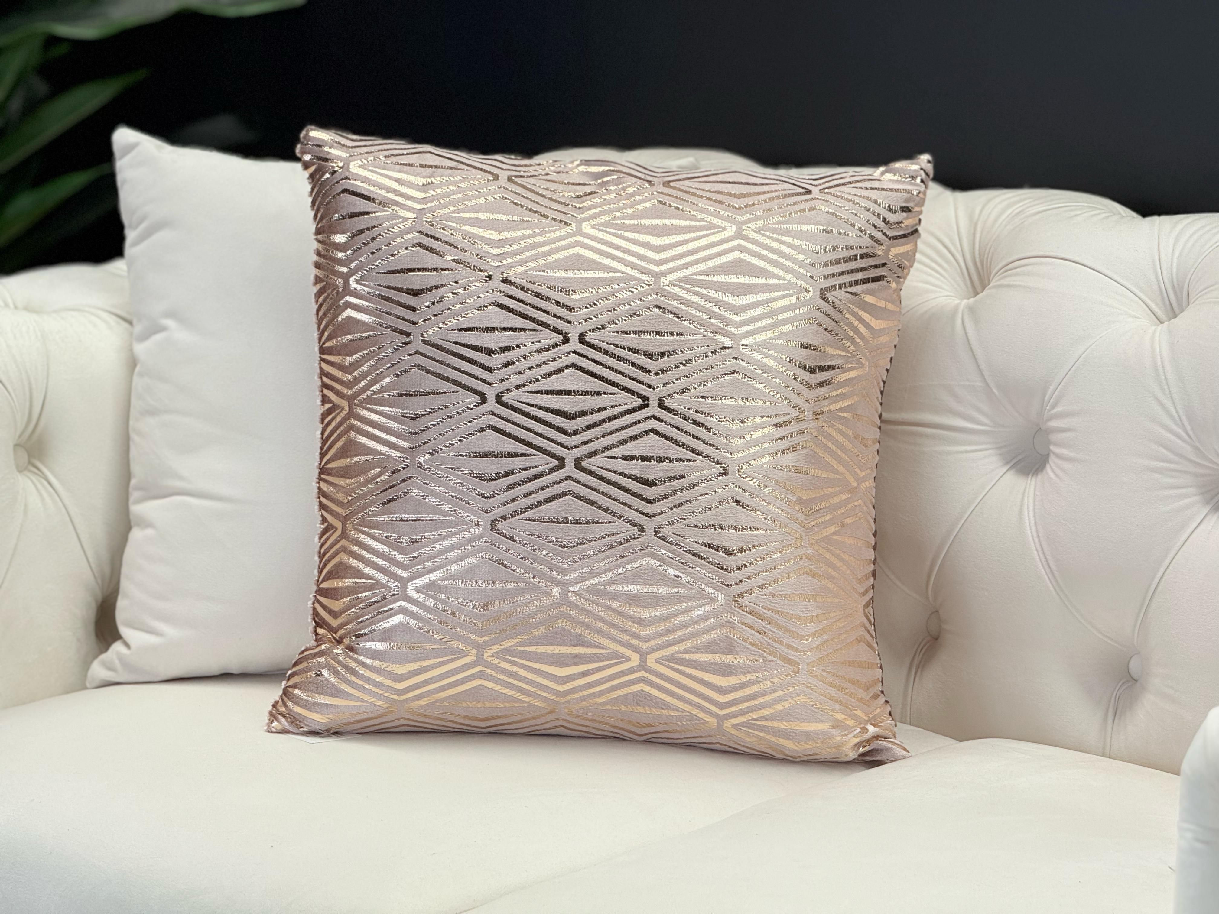 Gold Diamond Designer Cushion