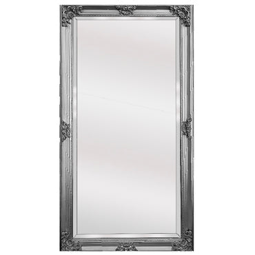 Deluxe French Provincial Ornate Mirror - Silver -