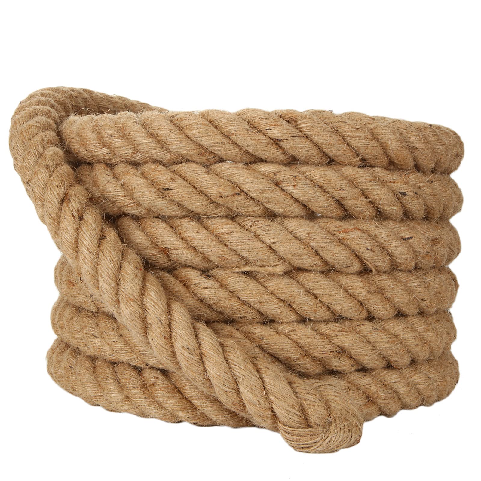 10m Sisal 40mm Rope Natural Twine Cord Thick Jute Hemp Manila Crafting Home Decor