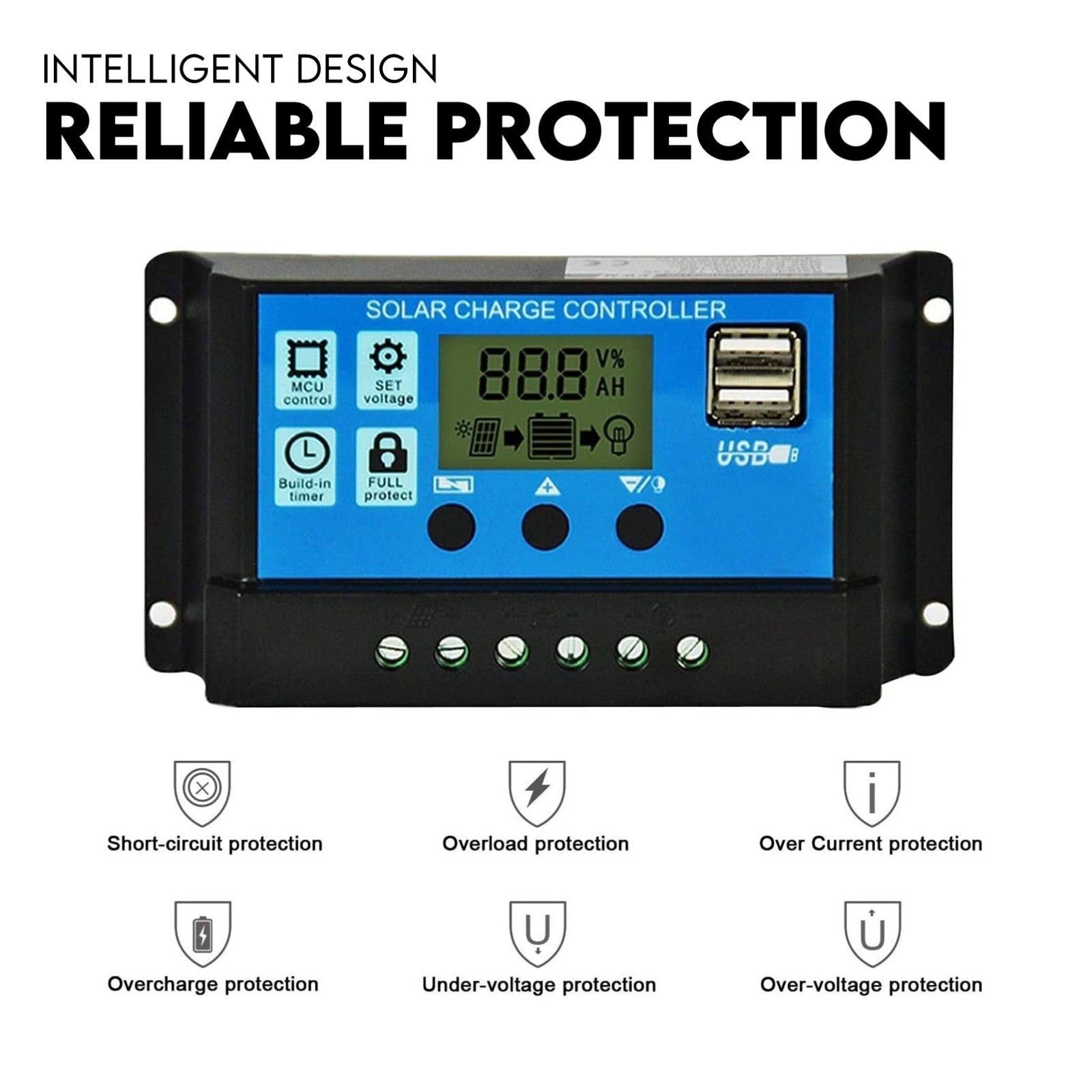Swing Gate Opener Automatic Full Solar Power Kit Remote Control Bedworld