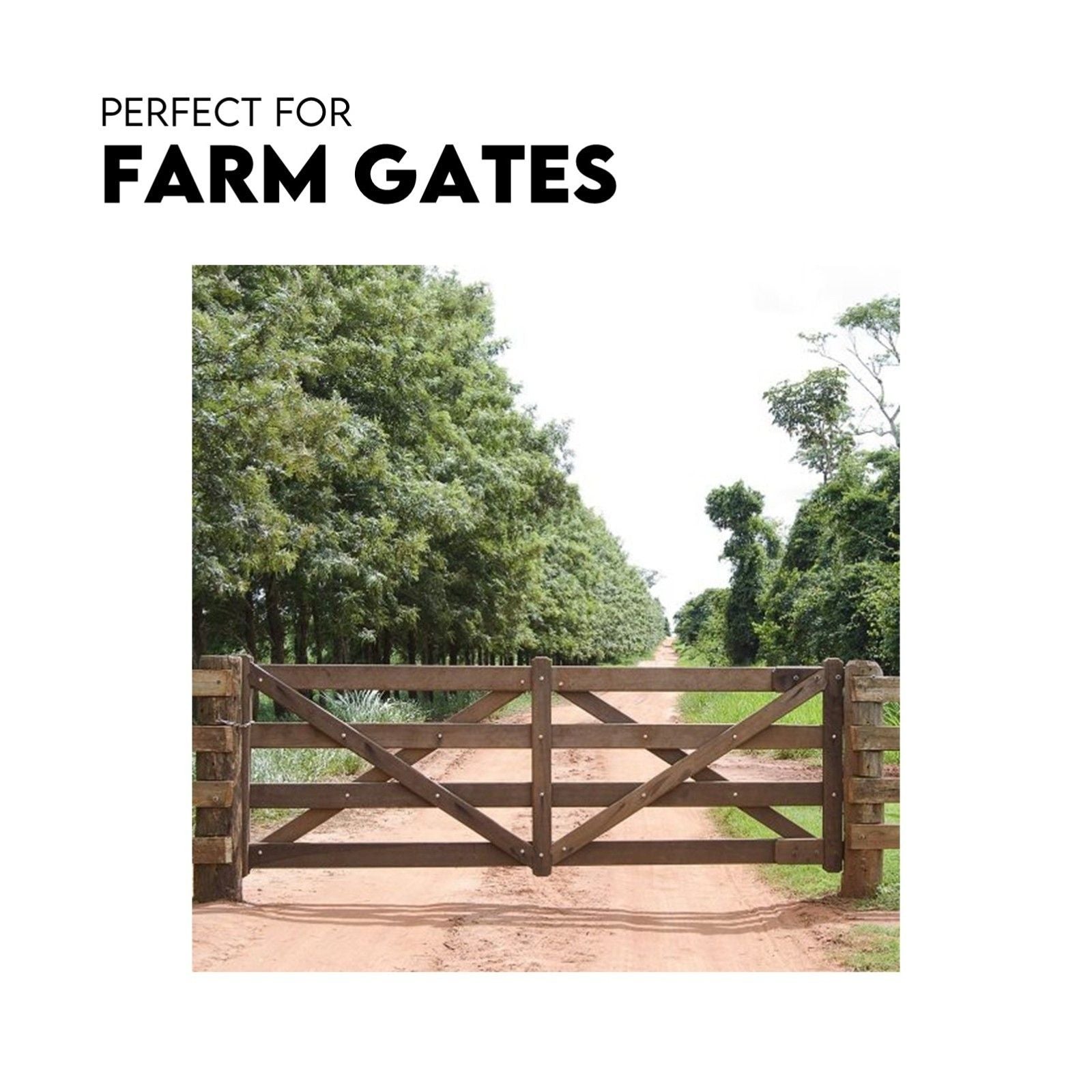 Swing Gate Opener Automatic Full Solar Power Kit Remote Control Bedworld