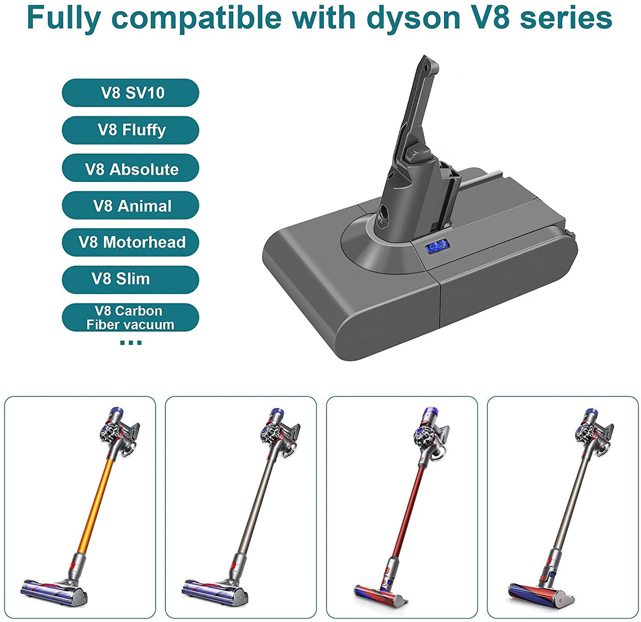 Dyson V8 SV10 vacuum cleaners