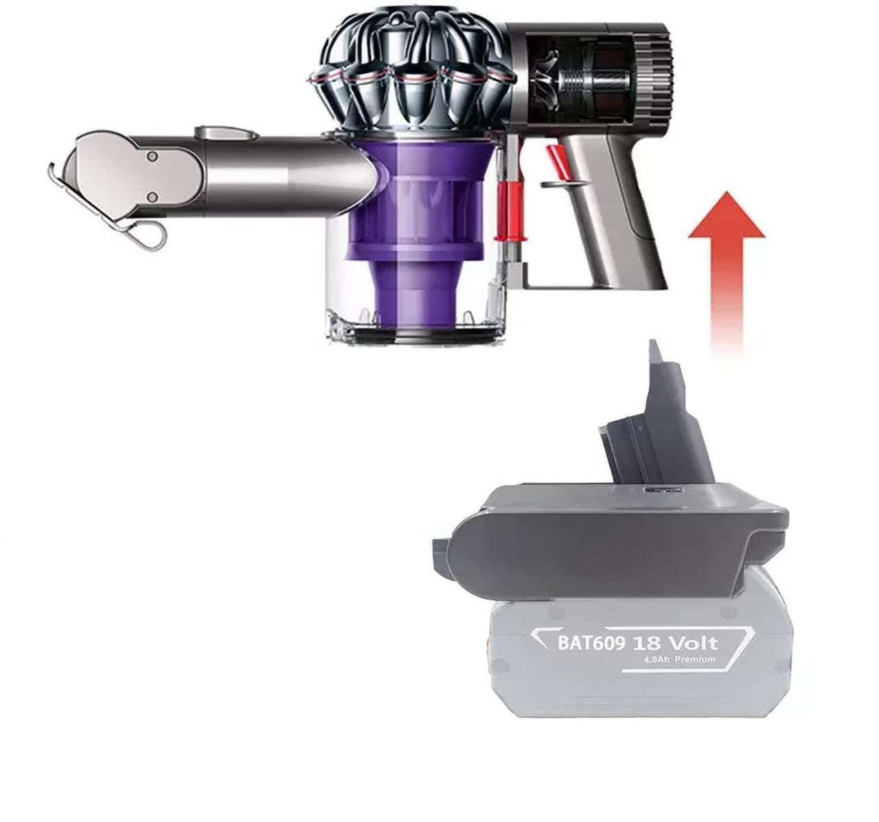 Dyson V6, DC58 & DC59 Battery Converter / Adapter