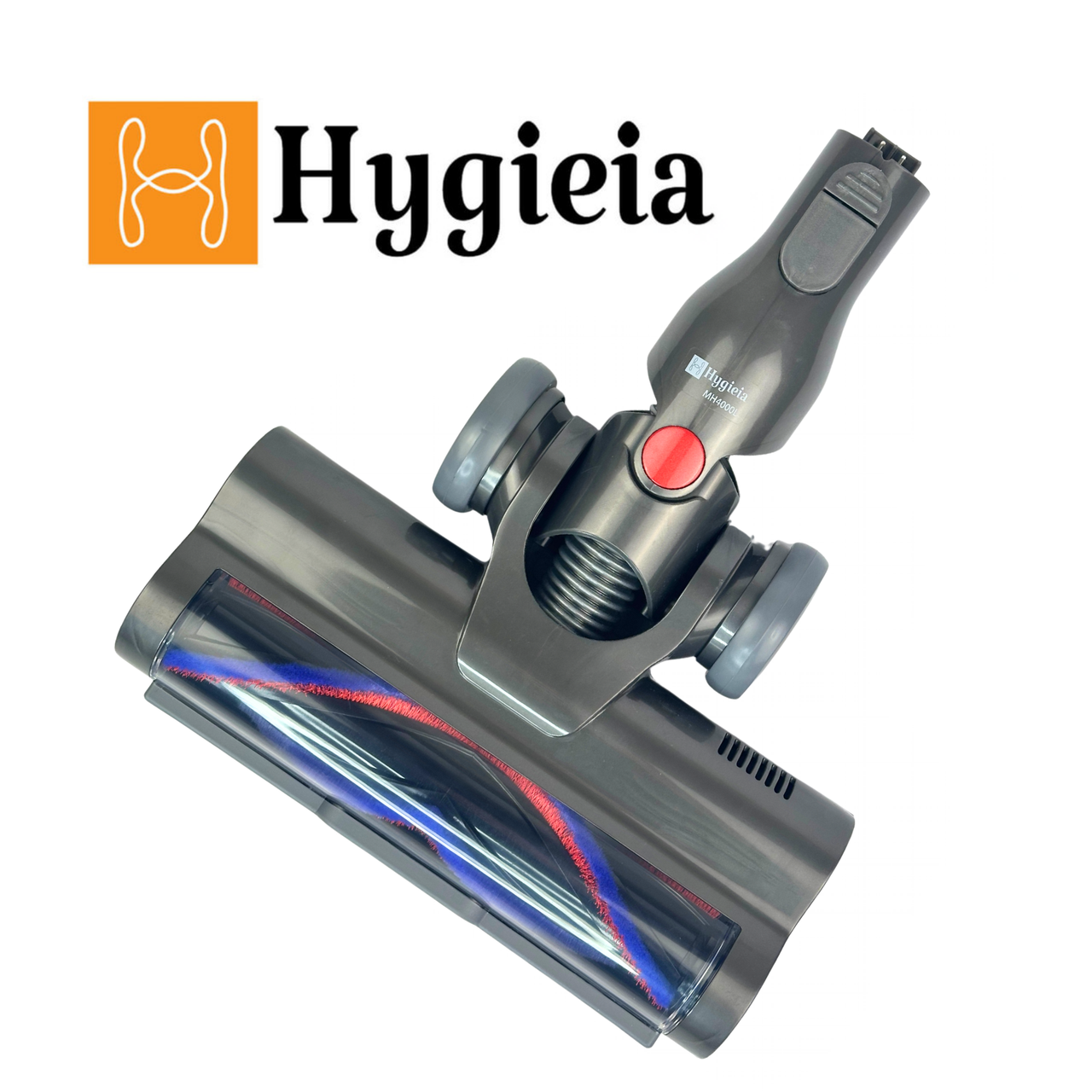 Hygieia vacuum powerhead floor tool with multi-roller brush bar
