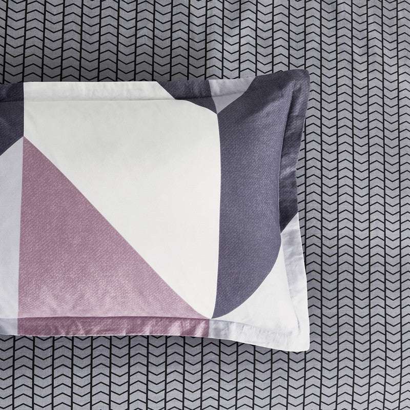 100% Cotton Reversible Quilt Cover Set - Dylan - Queen Size