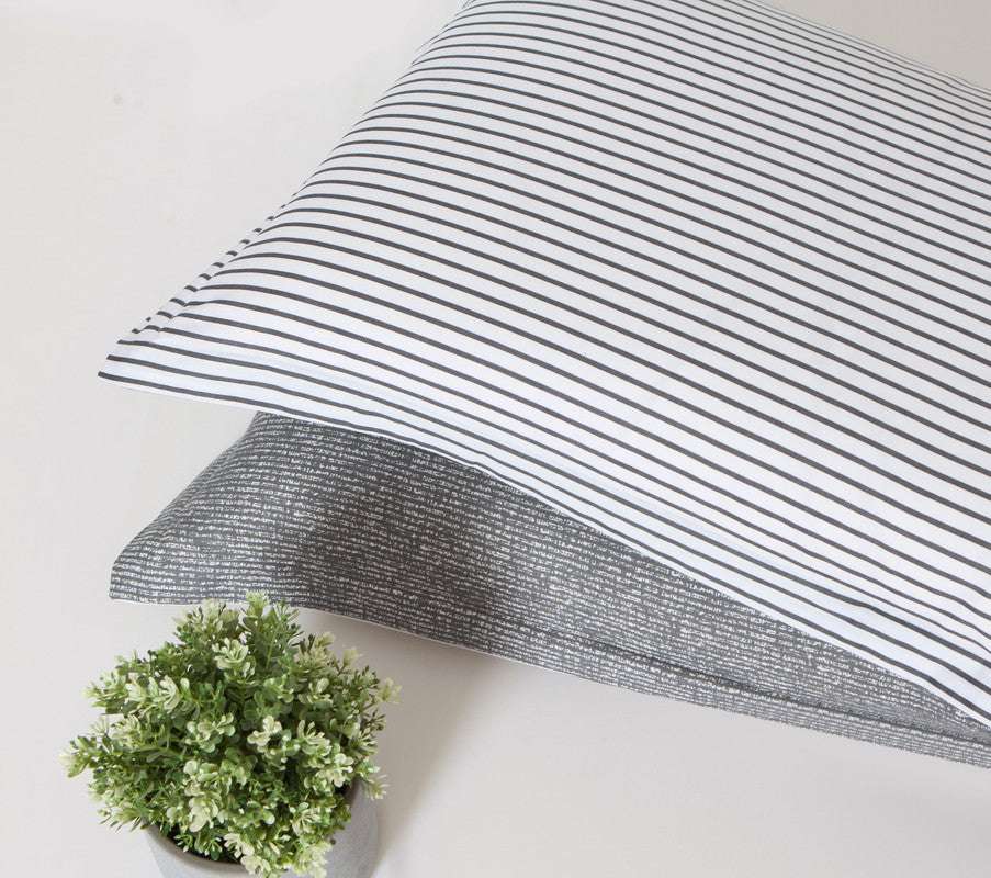 100% Cotton Reversible Quilt Cover Set - Gerry - Queen Size