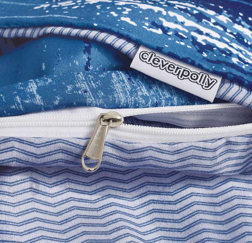 Microfiber Reversible Quilt Cover Set - Chavez - King Size