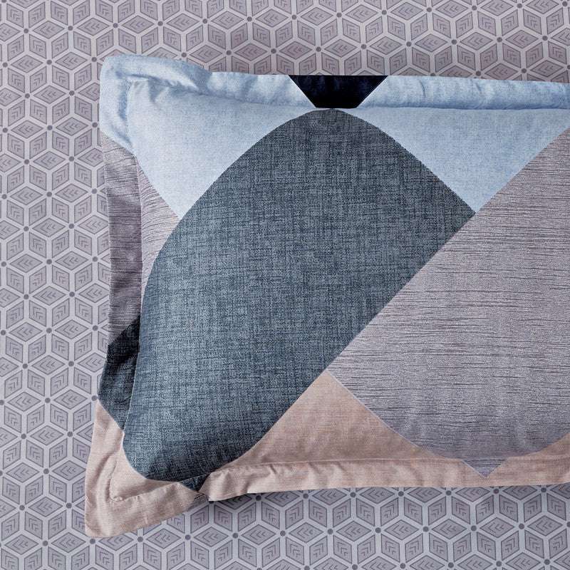 Microfiber Reversible Quilt Cover Set - Jay - King Size