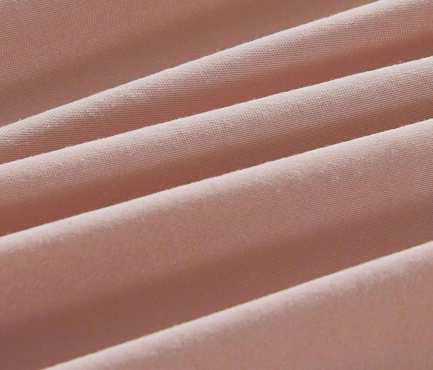 Vintage Washed Microfibre Quilt Cover Set (Pink, King)