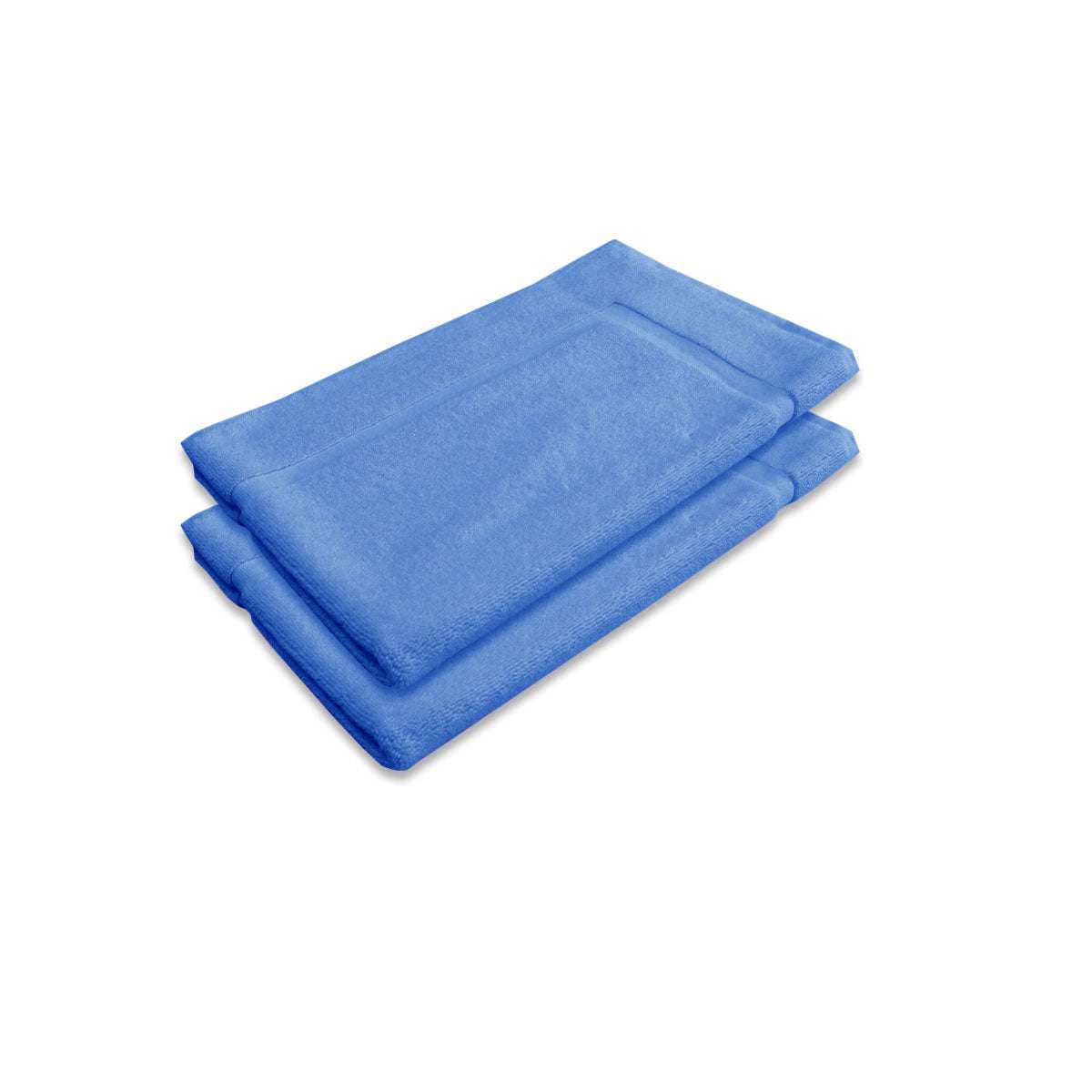 2 Cotton Bath Mat Blue