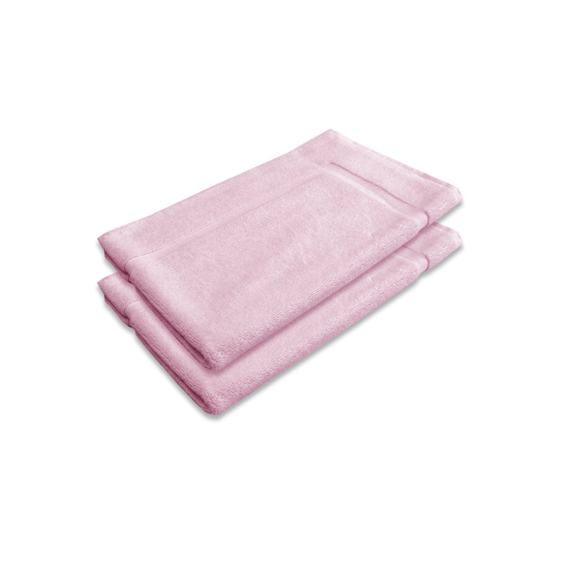 2 Cotton Bath Mat Pink